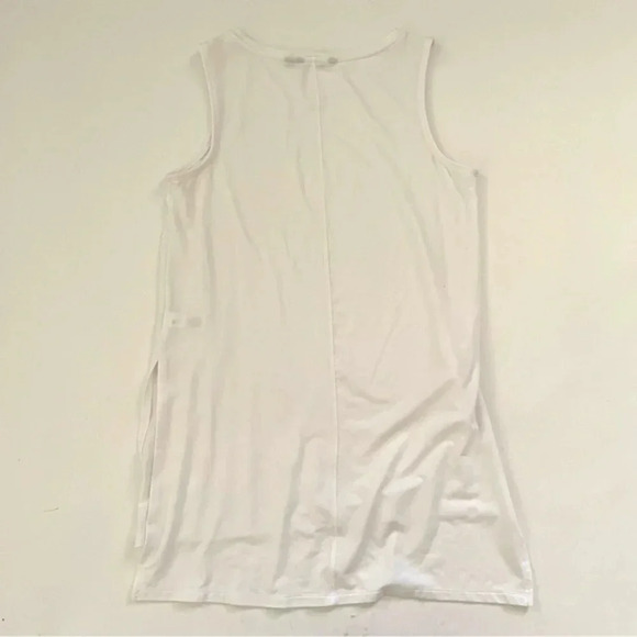 Athleta Side Split Tank Top White XS - Picture 3 of 7